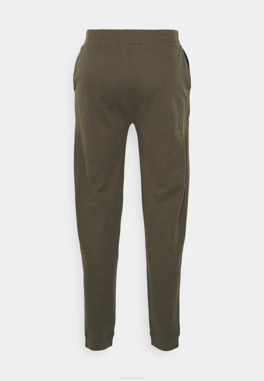 מכנסי פיג'מה של מכנסי רצועה NX206833 צבא ירוק Tommy Hilfiger