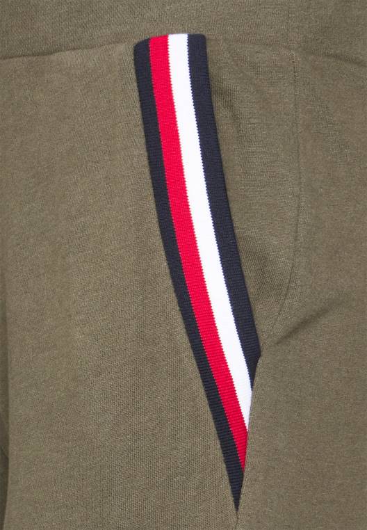 מכנסי פיג'מה של מכנסי רצועה NX206833 צבא ירוק Tommy Hilfiger