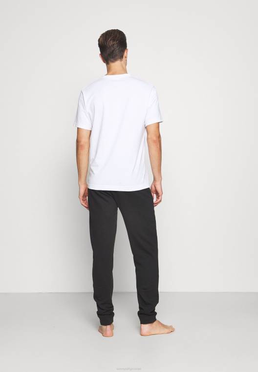 מכנסי פיג'מה של מכנסי רצועה NX206876 שָׁחוֹר Tommy Hilfiger