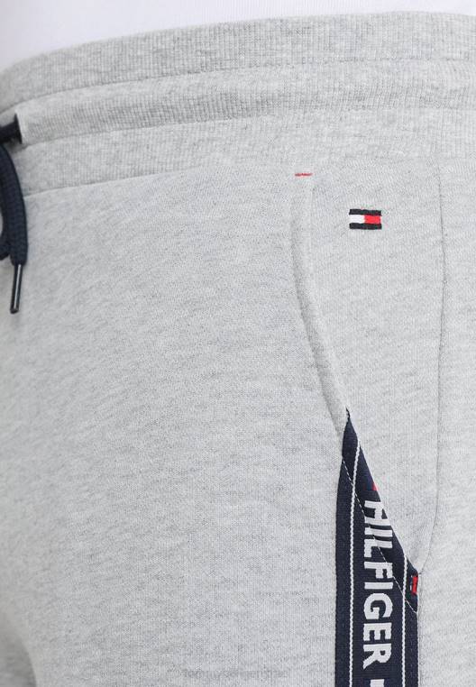מכנסי פיג'מה של מכנסי רצועה NX206881 אפור Tommy Hilfiger