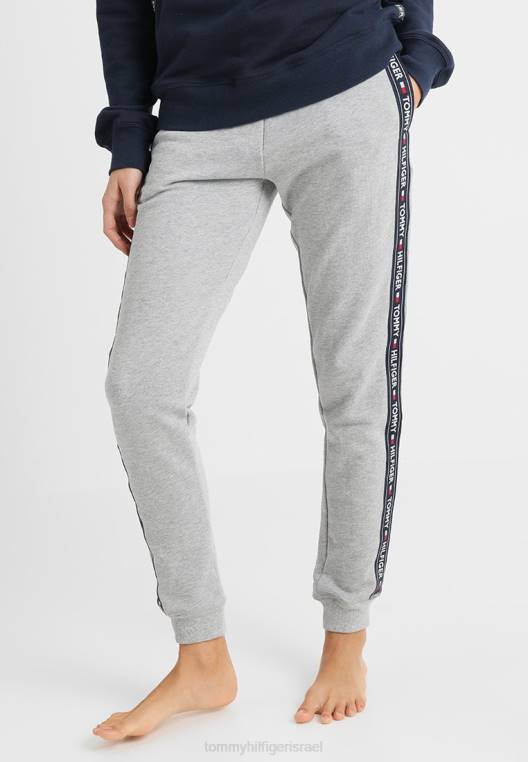 מכנסי פיג'מה אותנטיים NX206884 אפור Tommy Hilfiger