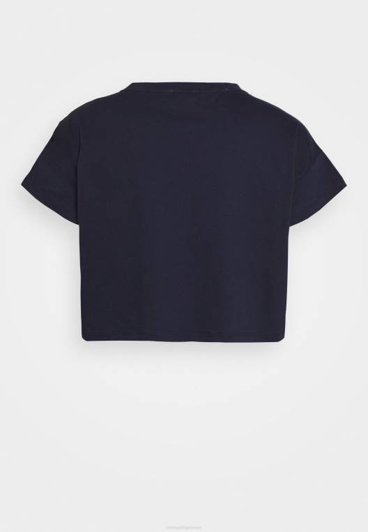 חולצת פיג'מה עם עיקול קצוץ NX206900 שמיים מדבריים Tommy Hilfiger