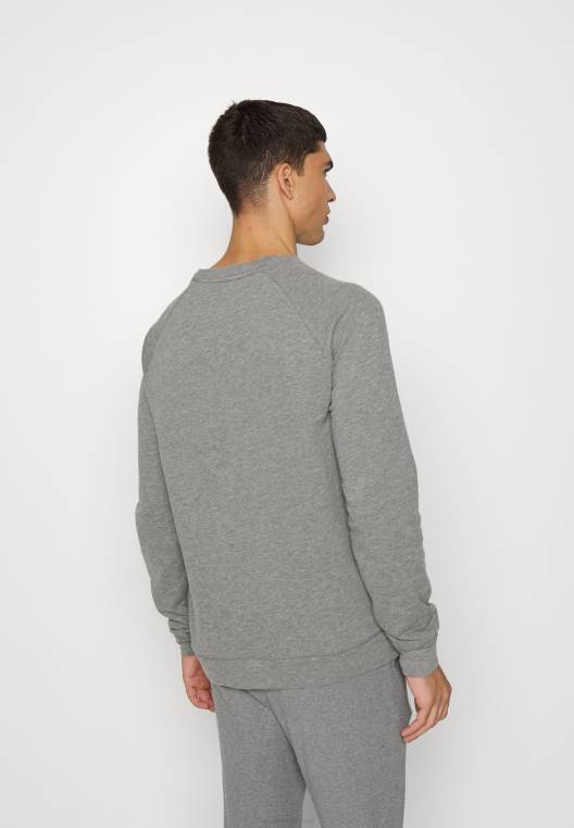 חולצת פיג'מה למסלול NX206921 אברש אפור בינוני Tommy Hilfiger