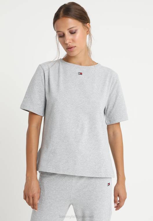חולצת טי חצי פיג'מה NX206982 אפור Tommy Hilfiger