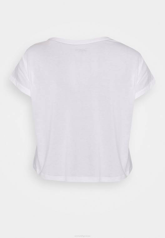 חולצת פיג'מה עקומה NX207007 לבן Tommy Hilfiger