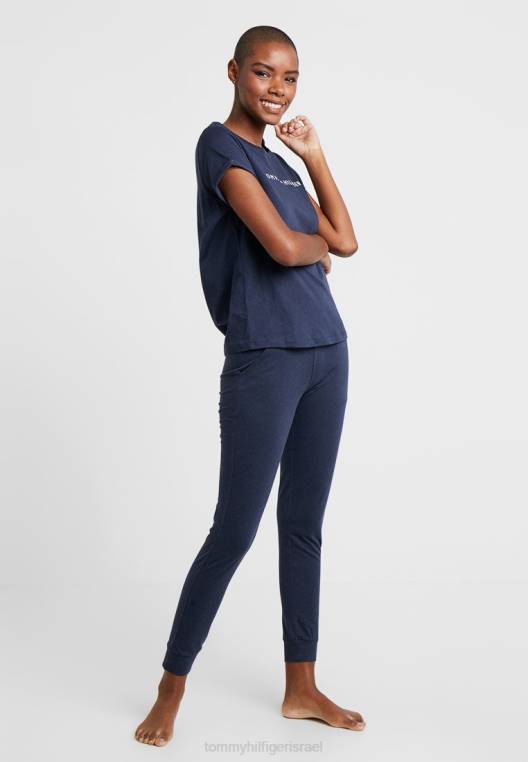 חולצת פיג'מה מקורית NX207021 בלייזר נייבי Tommy Hilfiger