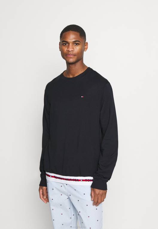 חולצת פיג'מה במסלול טבע טק NX207043 כְּחוֹל Tommy Hilfiger