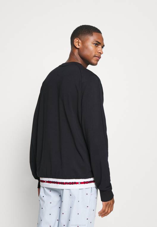 חולצת פיג'מה במסלול טבע טק NX207043 כְּחוֹל Tommy Hilfiger