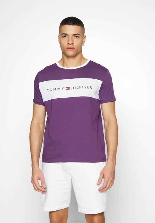 חולצת פיג'מה NX207057 סגול מינרלי Tommy Hilfiger