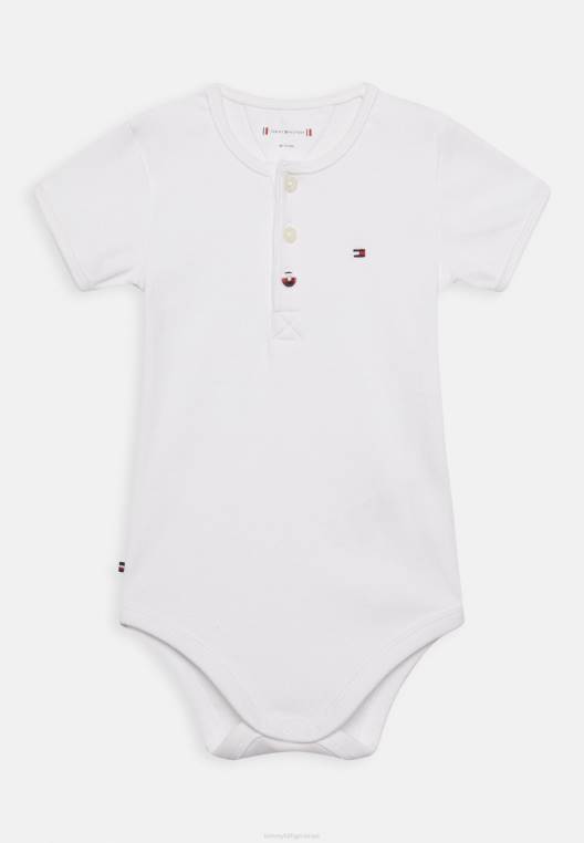 גוף לתינוק גוף לשני המינים NX207087 לבן Tommy Hilfiger