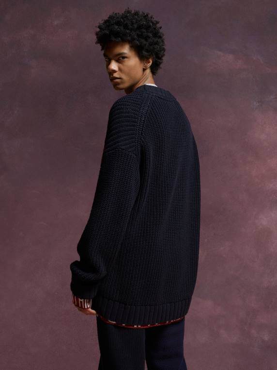 סמל דגל אוסף מגשר סרוג מעורב NX20709 שמיים מדבריים Tommy Hilfiger