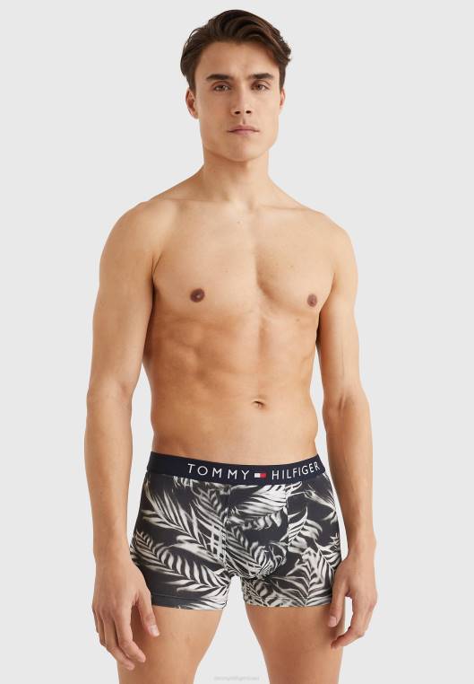 מכנסיים בהדפס תא מטען NX207111 צל של כף היד Tommy Hilfiger