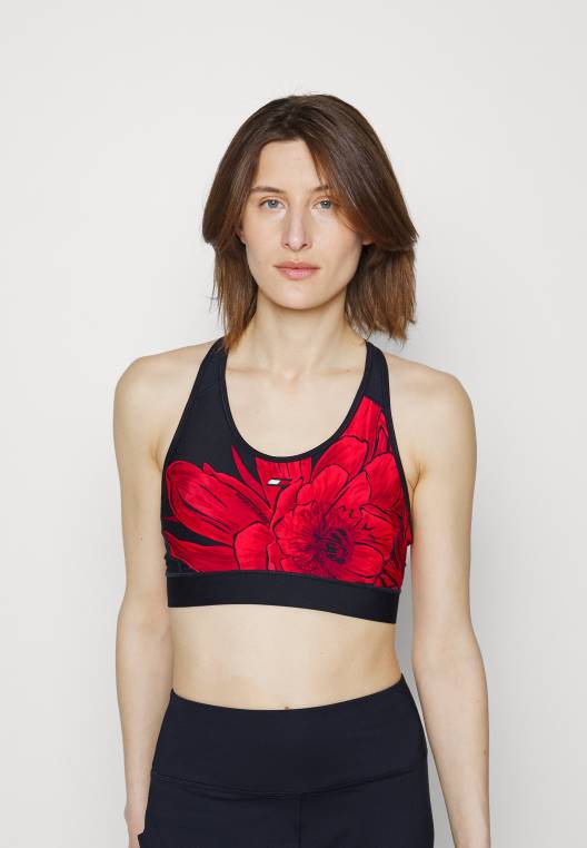 חזיית ספורט פרחונית בעוצמה בינונית NX207122 שמיים מדבריים Tommy Hilfiger