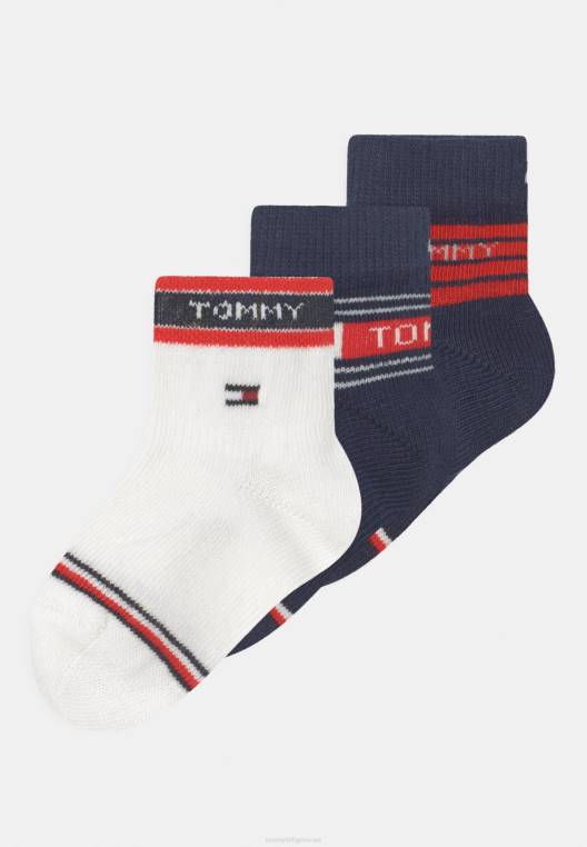 גרבי פסים לתינוק NX207138 חיל הים/לבן Tommy Hilfiger