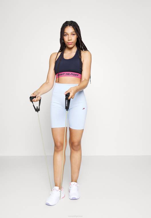 חזיית טייפ רייסר בעוצמה בינונית חזיית ספורט תמיכה בינונית NX207142 קלטת גיאו של אי שמיים מדבריים Tommy Hilfiger