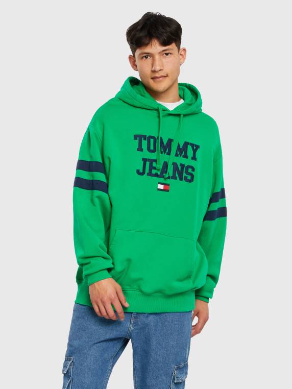 קפוצ'ון גרפי פופ NX20714 ירוק דקל אביב Tommy Hilfiger