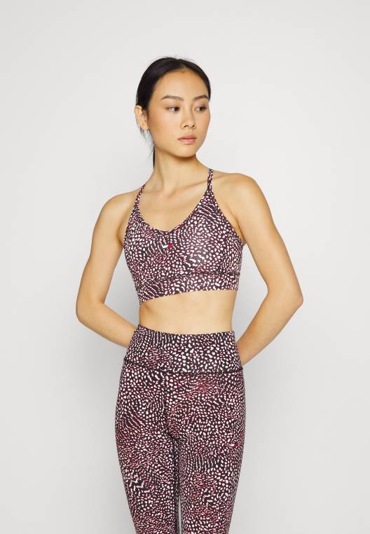 חזיית רצועת עוצמת קלה חזיית ספורט תומכת קלה NX207175 שָׁחוֹר Tommy Hilfiger