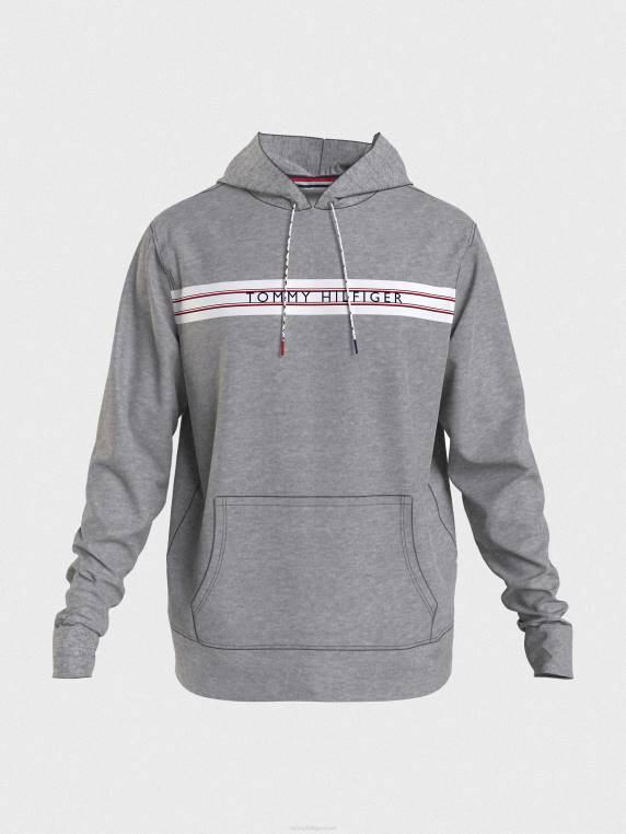 קפוצ'ון סרט חתימה NX20717 אברש אפור בהיר Tommy Hilfiger