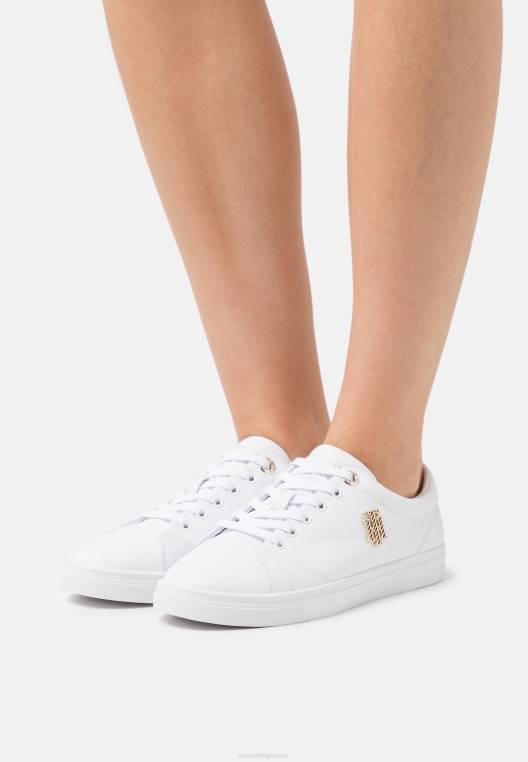 מאמני סוליית רקמה NX207216 לבן Tommy Hilfiger