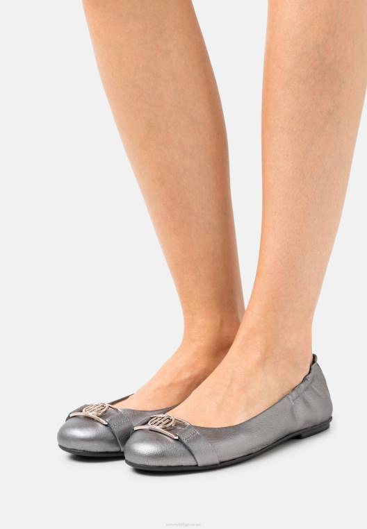 משאבות בלט חיוניות חגיגיות NX207226 כסף Tommy Hilfiger