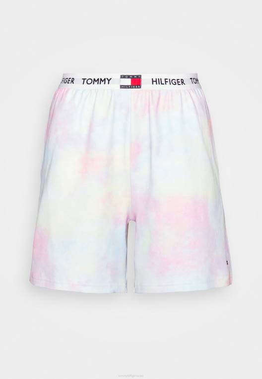 תחתוני פיג'מה קצרים במותן גבוה NX207227 אובך מעונן Tommy Hilfiger