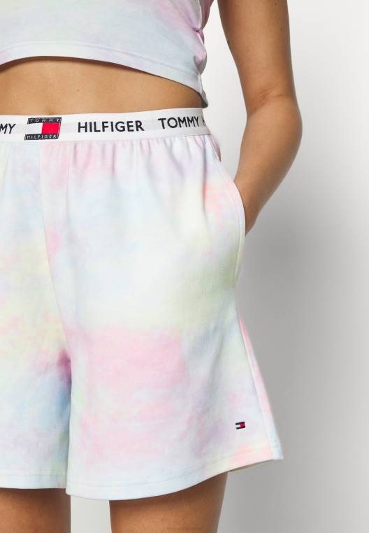 תחתוני פיג'מה קצרים במותן גבוה NX207227 אובך מעונן Tommy Hilfiger