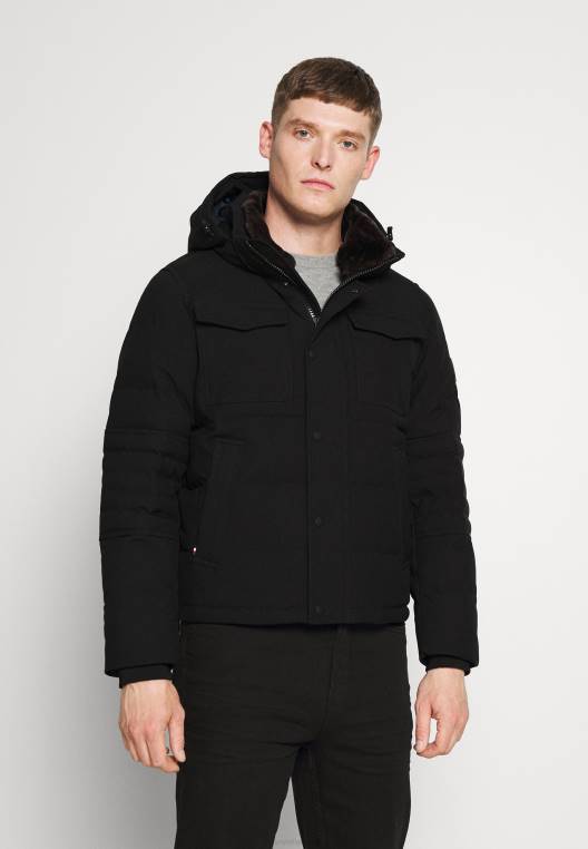 מעיל מפציצים של רוקי NX207229 שָׁחוֹר Tommy Hilfiger