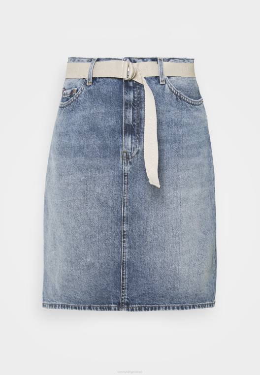 חצאית מיני חצאית קו NX207263 דֵנִים Tommy Hilfiger