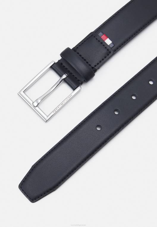 חגורה רשמית NX207265 שָׁחוֹר Tommy Hilfiger