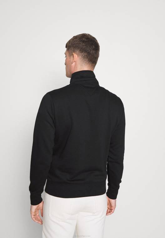 סווטשירט עם צווארון לוגו NX207269 שָׁחוֹר Tommy Hilfiger