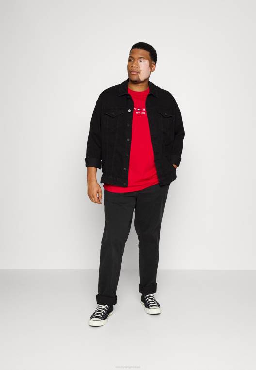 חולצת טי עם הדפס לוגו NX207270 בלייזר אדום Tommy Hilfiger