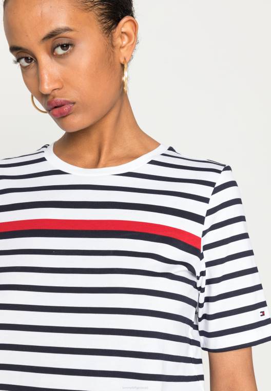 שמלת ג'רסי שמלה קצרה NX207273 מהונדס Tommy Hilfiger