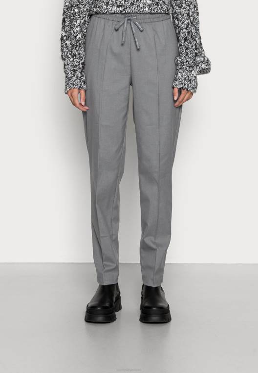 משיכה מחודדת במכנסיים NX207287 אברש אפור בהיר Tommy Hilfiger