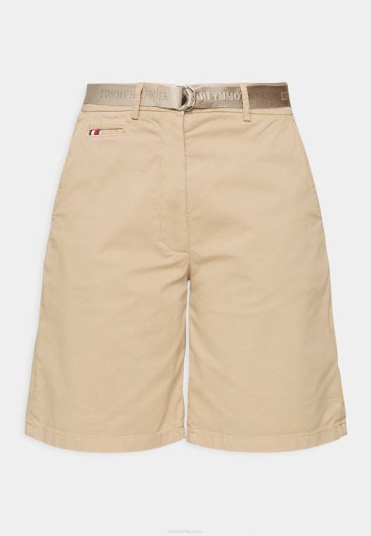 מִכְנָסַיִים קְצָרִים NX207290 בז' Tommy Hilfiger