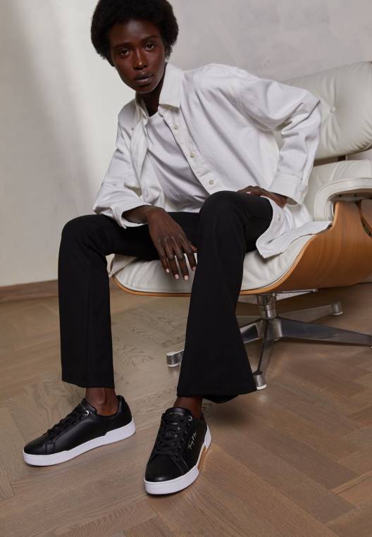 מאמנים מוגבהים NX207291 שָׁחוֹר Tommy Hilfiger