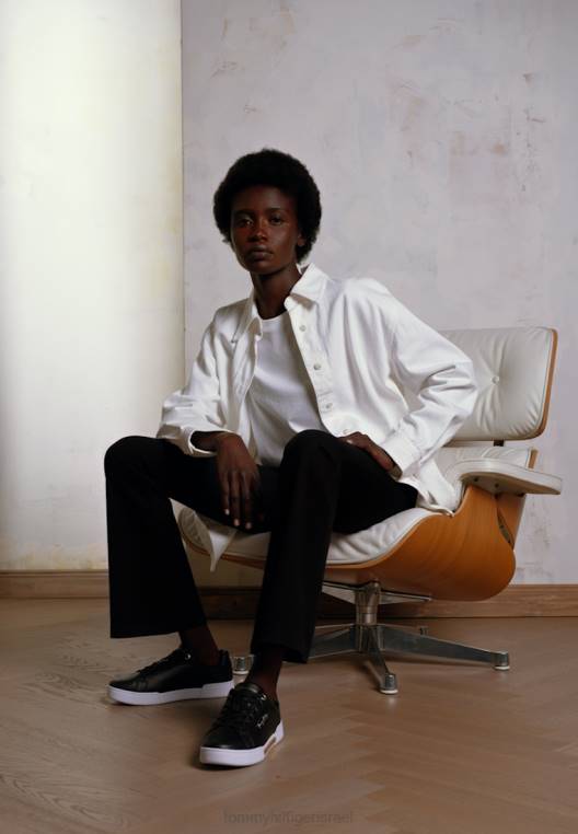 מאמנים מוגבהים NX207291 שָׁחוֹר Tommy Hilfiger