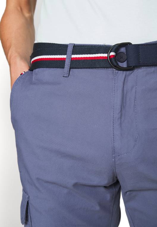 מכנסי חגורת חגורת ג'ון קרגו NX207318 אינדיגו דהוי Tommy Hilfiger