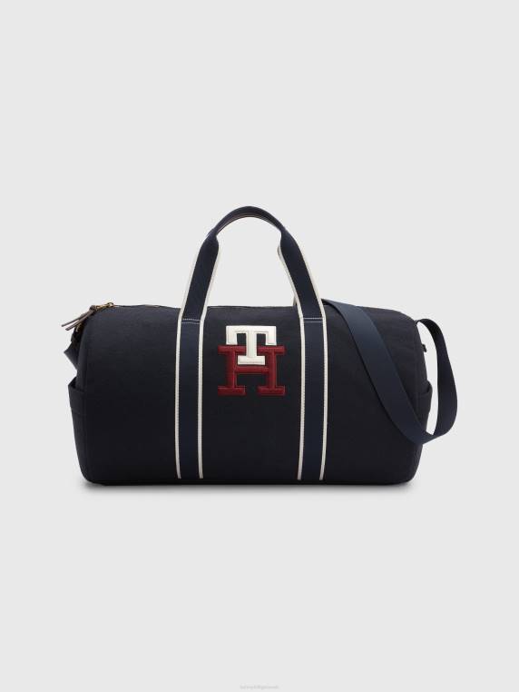 שקית מונוגרמה הכנה NX20731 חלל כחול Tommy Hilfiger