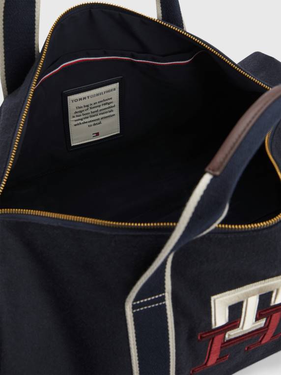 שקית מונוגרמה הכנה NX20731 חלל כחול Tommy Hilfiger