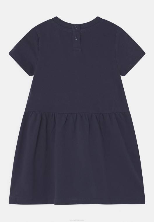 שמלת יום שמלת דגל לב NX207323 צי הדמדומים Tommy Hilfiger