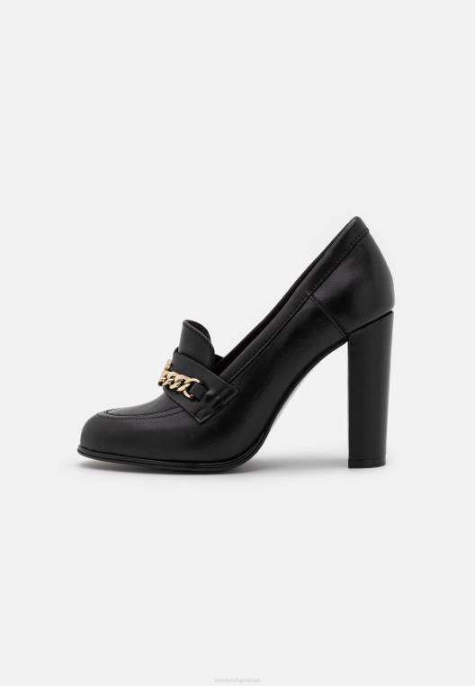 שרשרת נעלי עקב קלאסיות NX207345 שָׁחוֹר Tommy Hilfiger