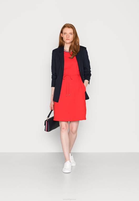 שמלת יום שמלת משמרת מרקם NX207355 זיקוקין Tommy Hilfiger