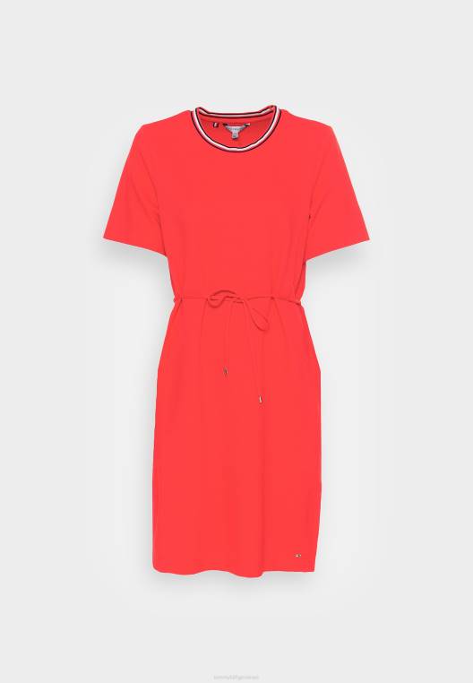 שמלת יום שמלת משמרת מרקם NX207355 זיקוקין Tommy Hilfiger