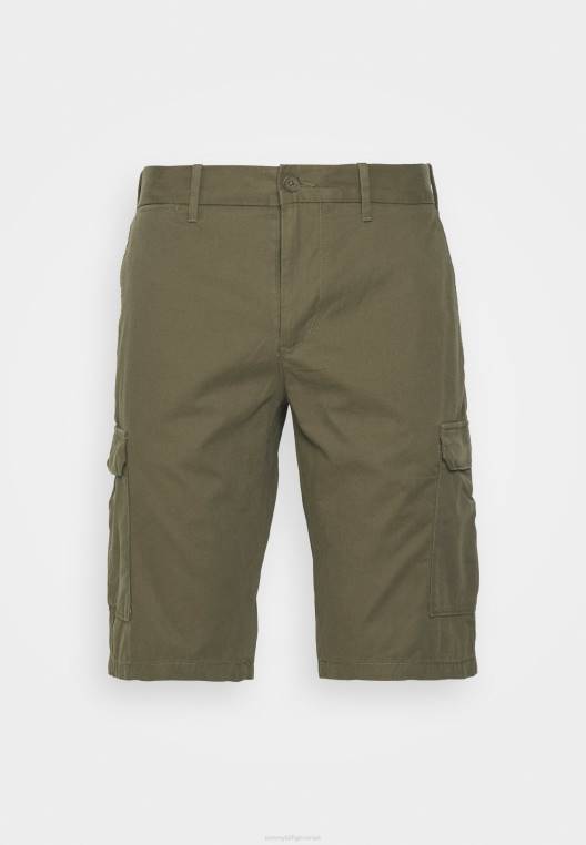 מכנסי ג'ון קצרים NX207358 צבא ירוק Tommy Hilfiger