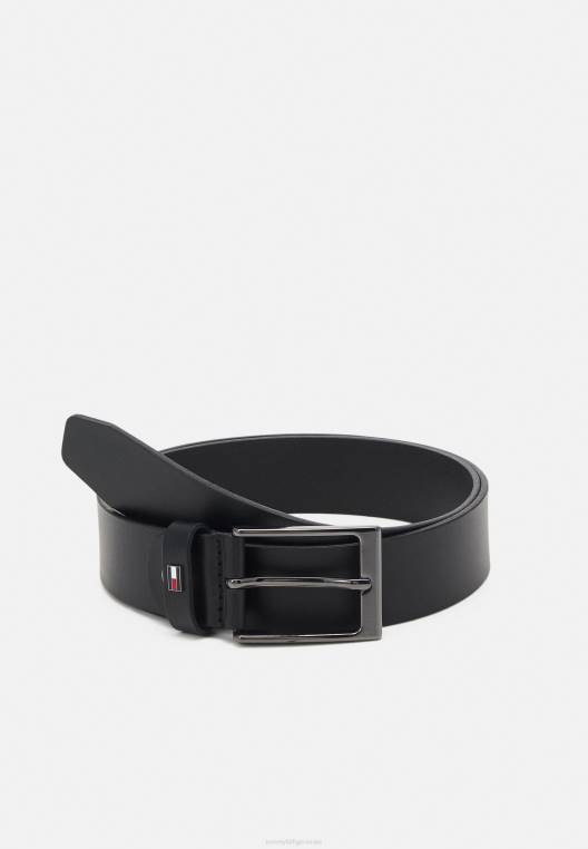 חגורת חגורת לייטון NX207377 שָׁחוֹר Tommy Hilfiger