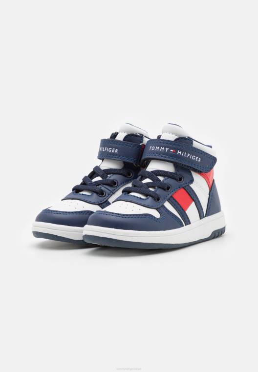 מאמנים גבוהים NX207379 כחול/לבן/אדום Tommy Hilfiger