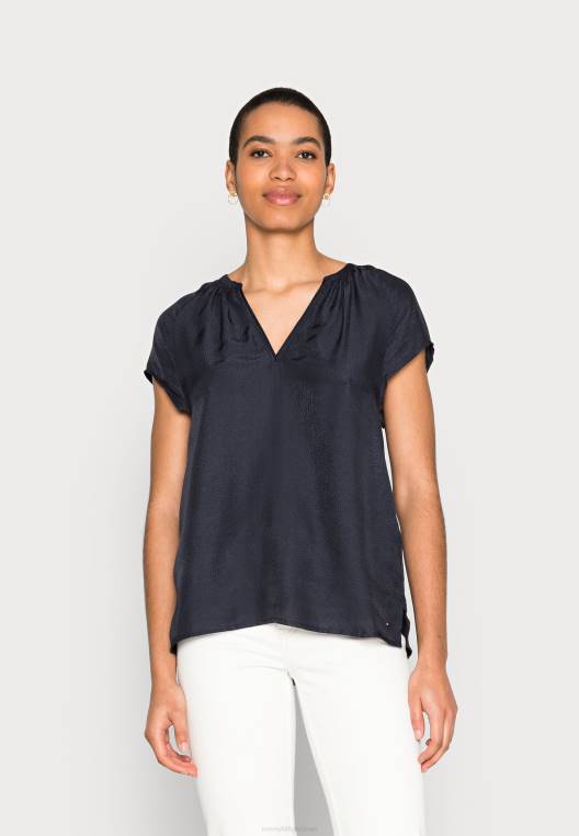 חולצת חולצת ג'קארד NX207388 שמיים מדבריים Tommy Hilfiger