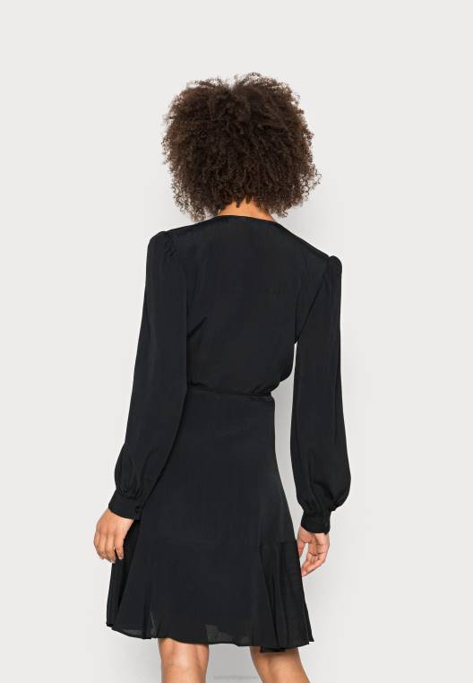 שמלת יום שמלת ברך NX207445 שָׁחוֹר Tommy Hilfiger