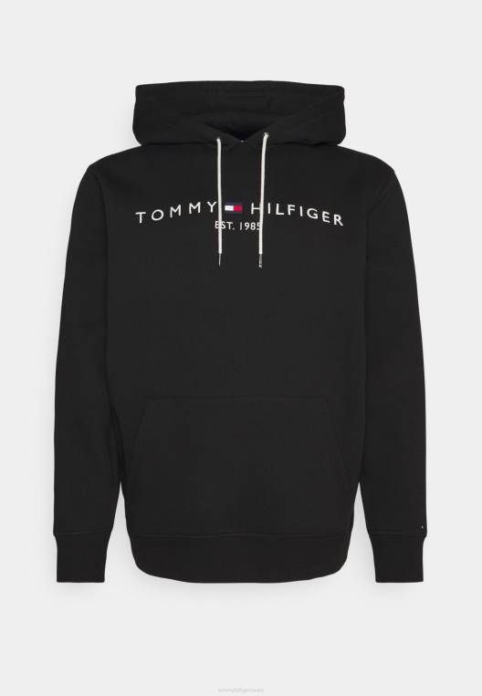 סווטשירט קפוצ'ון לוגו NX207446 שָׁחוֹר Tommy Hilfiger