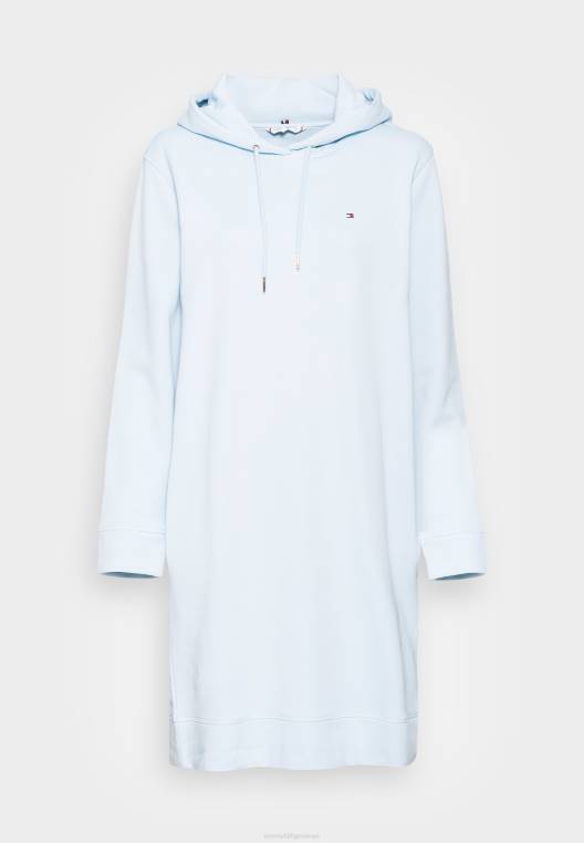 שמלת יום שמלת קפוצ'ון רגילה NX207454 כחול מבריז Tommy Hilfiger